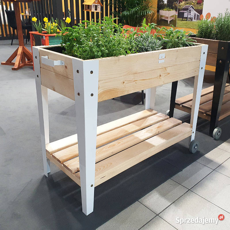 Stolik do prac ogrodowych z kołami Stoły Trzemeśnia