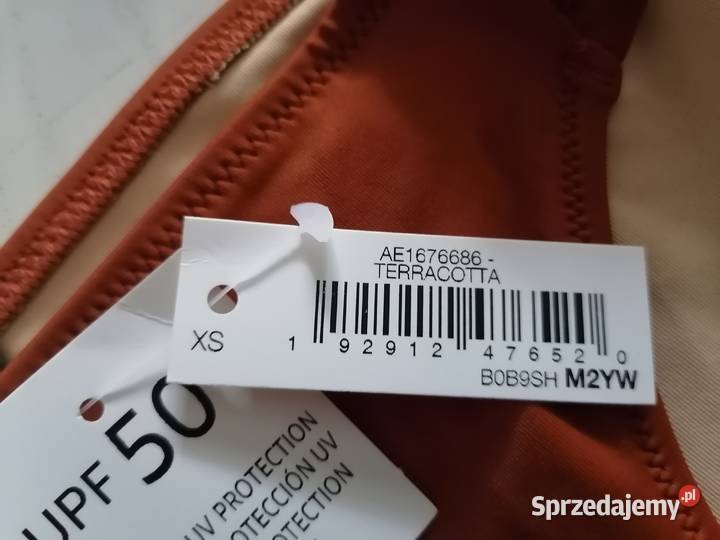 XS AMAZON ESSENTIALS damskie bikini terracotta
