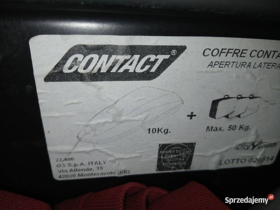 Box dachowy Contact 130 długość mazowieckie