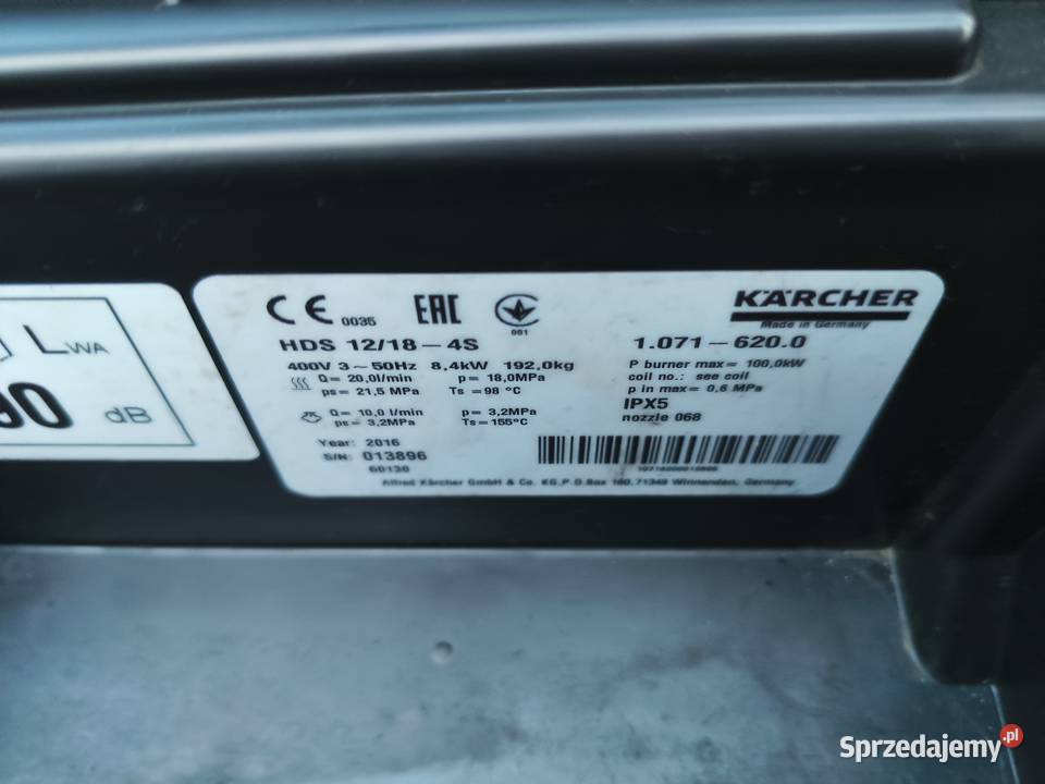 Karcher hds 12184s myjka ciśnieniowa Sandomierz