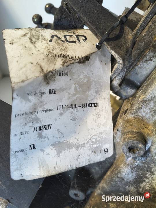 SKRZYNIA BIEGÓW Mini Cooper S 16 K Kompresor Chełm