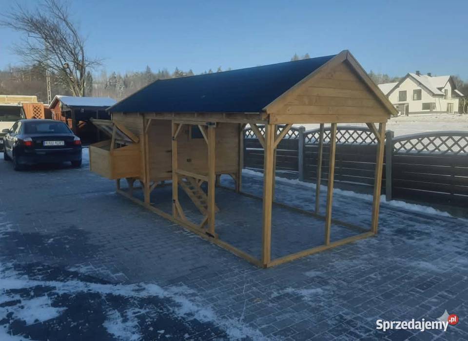 Kurnik kur z wolierą Dla ptaków Jordanów