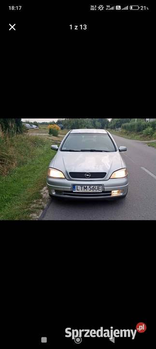 Opel astra g 20d 101 okazja tempomat Radecznica