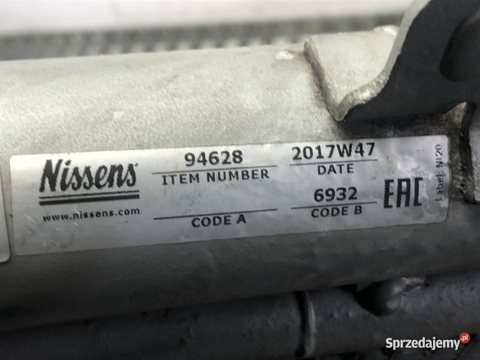 CHŁODNICA KLIMATYZACJI SKODA ROOMSTER 14 86 0615