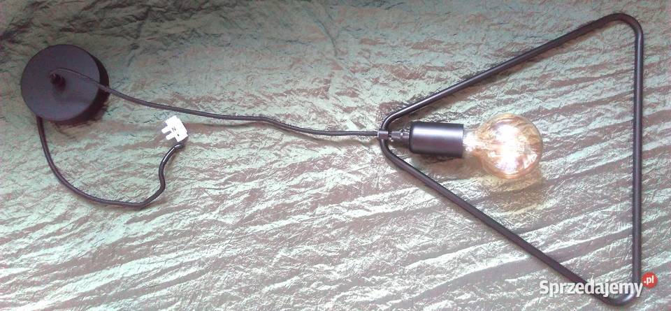 Lampa czarna Wisząca duży gwint Sufitowa metal podlaskie Białystok