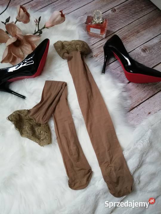 Seksowne pończochy olejowe beżowe Pozostałe mazowieckie
