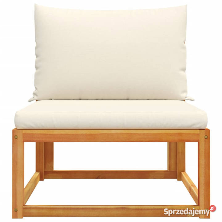 Ogrodowa sofa bez podłokietników z poduszkami Warszawa