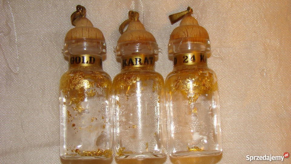 Złoto 24 karaty wisior talizman szczęścia okazja Ozdoby