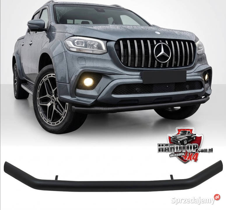 Orurowanie Przednie rura Mercedes X Czarna 4x4 Pozostałe Pasłęk
