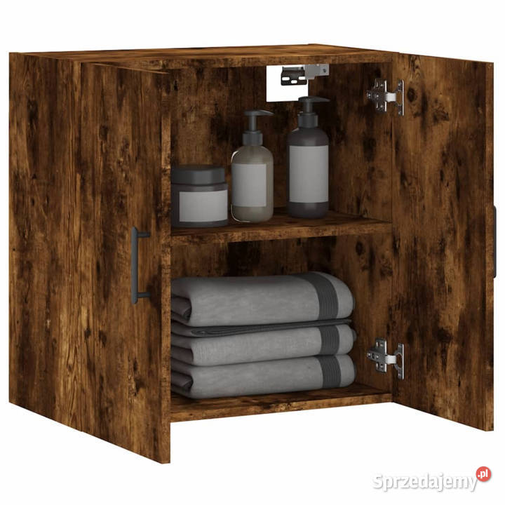 Szafka ścienna przydymiony dąb 60x31x60 WM829977 Warszawa