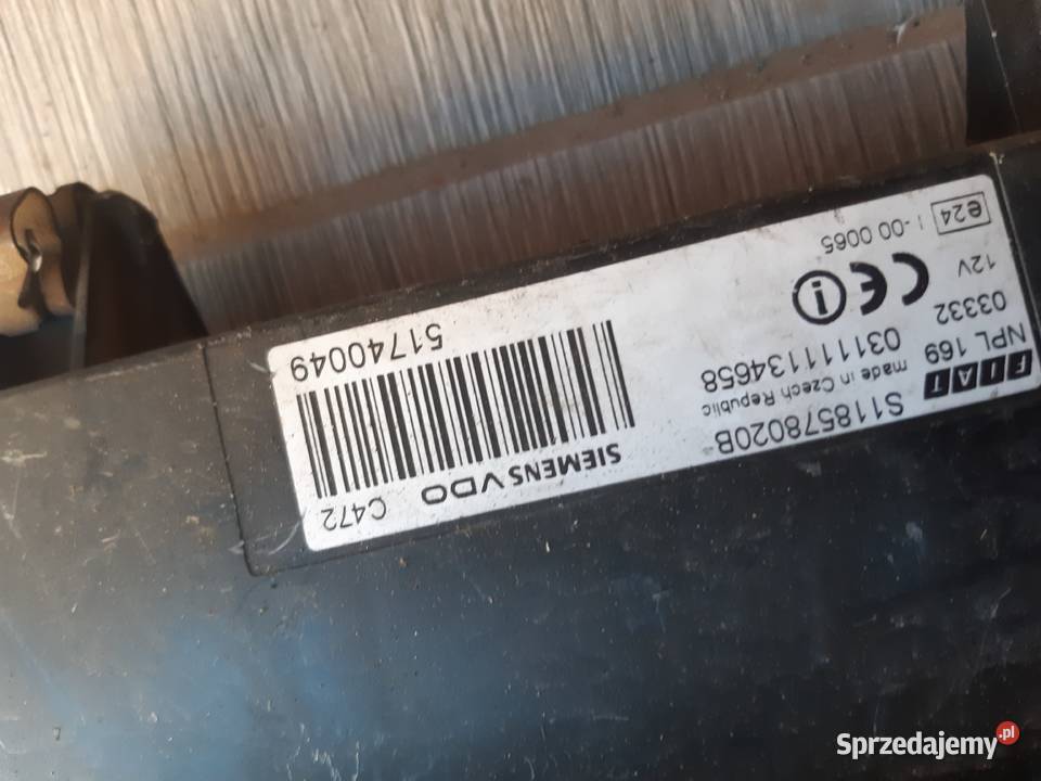 Fiat Panda Bodykomputer 51740049 osobowe Skrzynki bezpieczników łódzkie Łódź