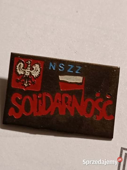 stara odznaka NSZZ SOLIDARNOŚĆ logo przypinka Poznań