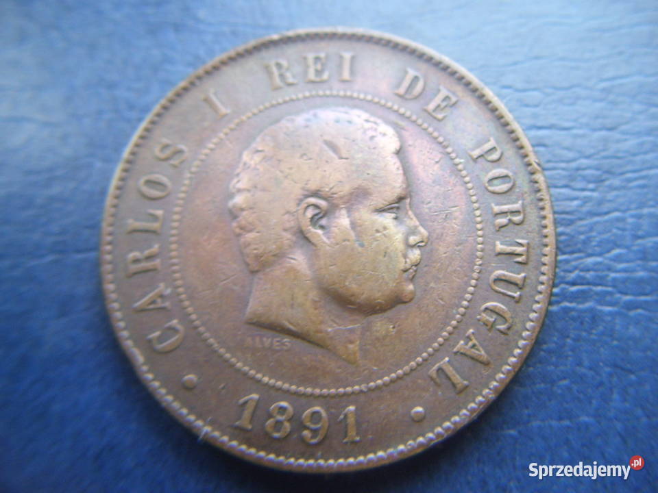 Stare monety 20 real 1891 Portugalia podkarpackie Lesko