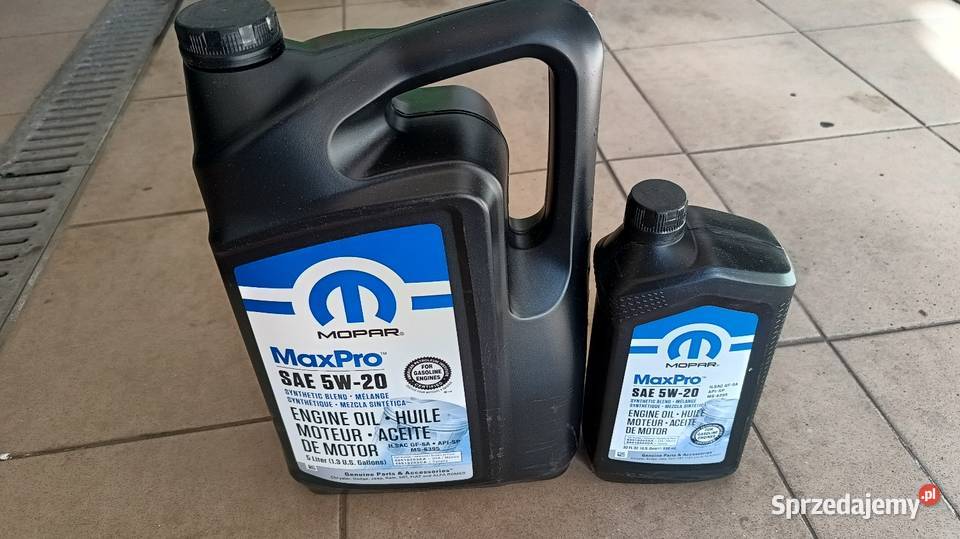 Olej silnikowy MOPAR 5W20 5946L MS6395 SYNTHETIC pomorskie Słupsk