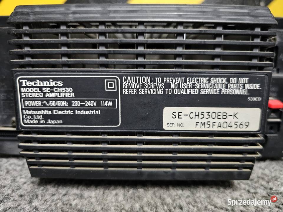 Wzmacniacz stereo Technics SECH530 Kraków