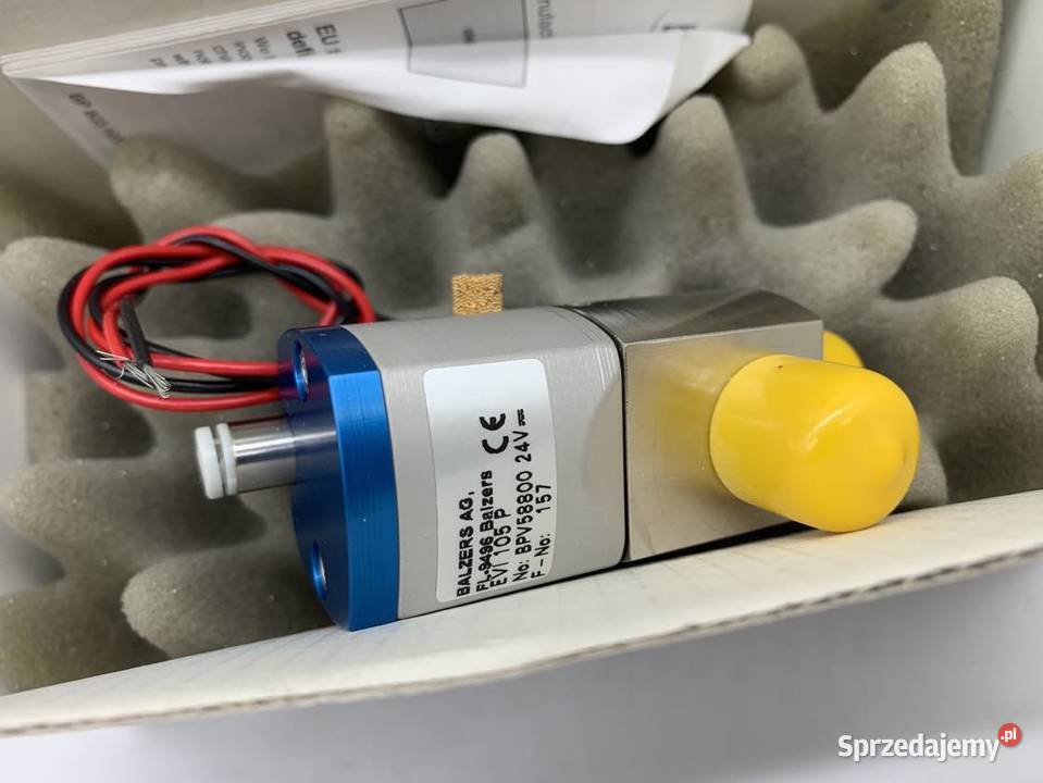 Balzers EVI 105 P No BPV58800 24V Vacuum Valve Warszawa
