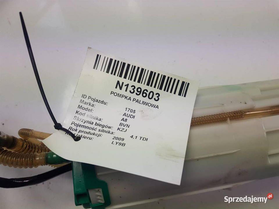 POMPKA PALIWOWA A8 D3 81115710 Pozostałe Lipno sprzedam