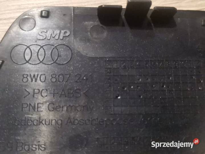 AUDI A4 B9 LIFT ZAŚLEPKA HAKA PRZÓD 8W0807241 osobowe Pozostałe Międzychód