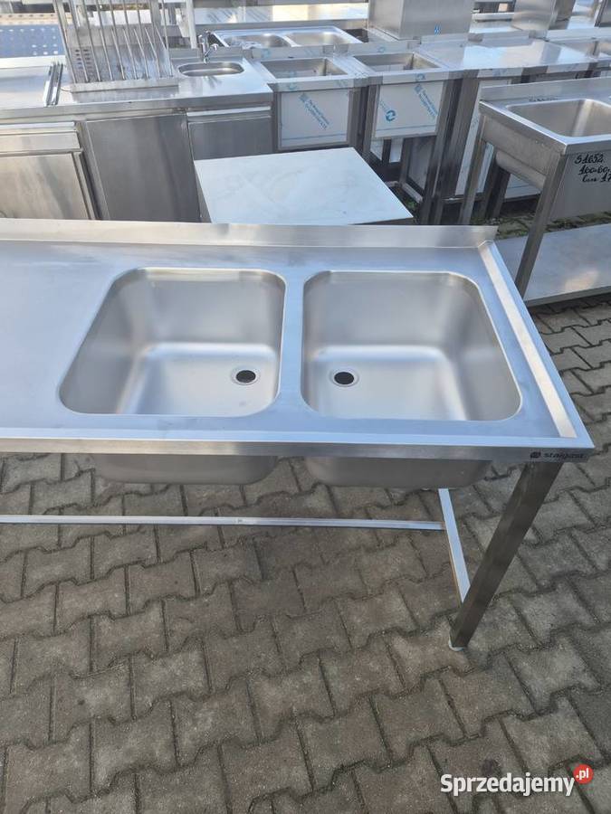 Zlew Gastronomiczny 2 Komorowy Z Blatem 1607085 Ostrów Wielkopolski