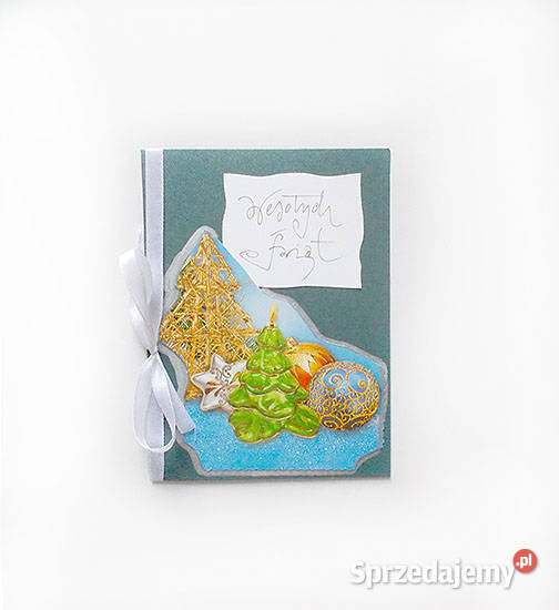 różowa kartka świąteczna bombki kartka na boże