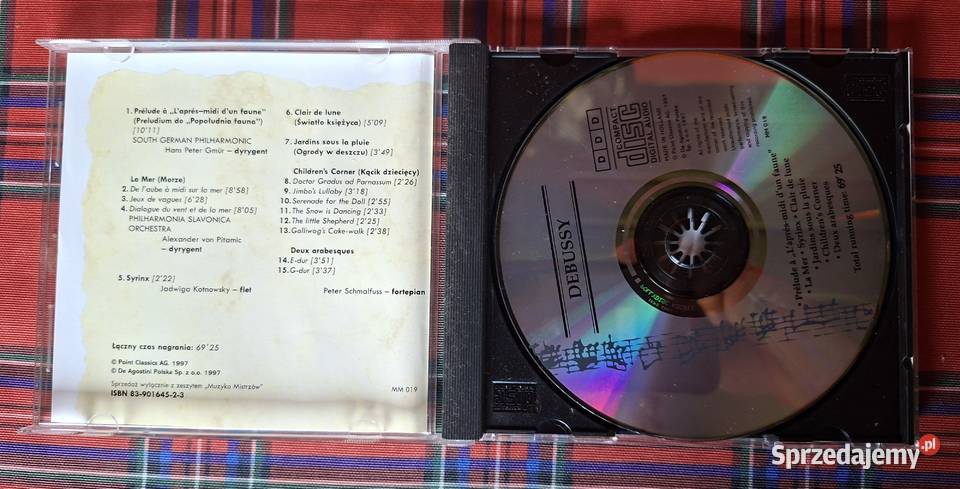 Muzyka mistrzów Debussy Poetyckie impresje CD Kraków