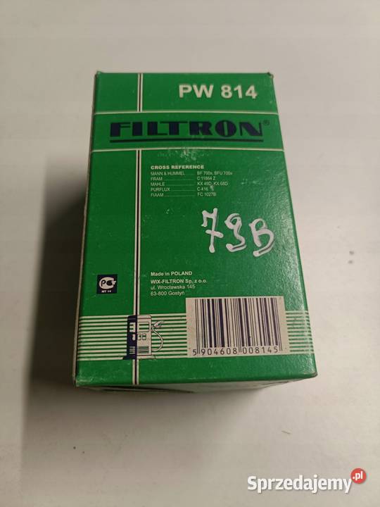 FILTR PALIWA Mercedes Neoplan SETRA PW814 Paliwa Rudka