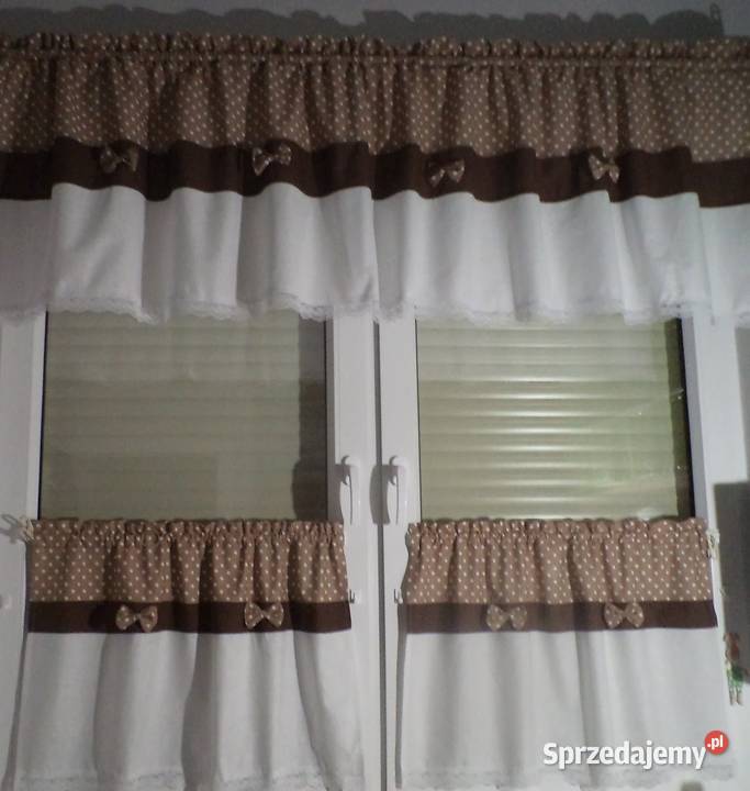 firanki komplety na okno zazdrostki SZYJEMY NA Włocławek sprzedam