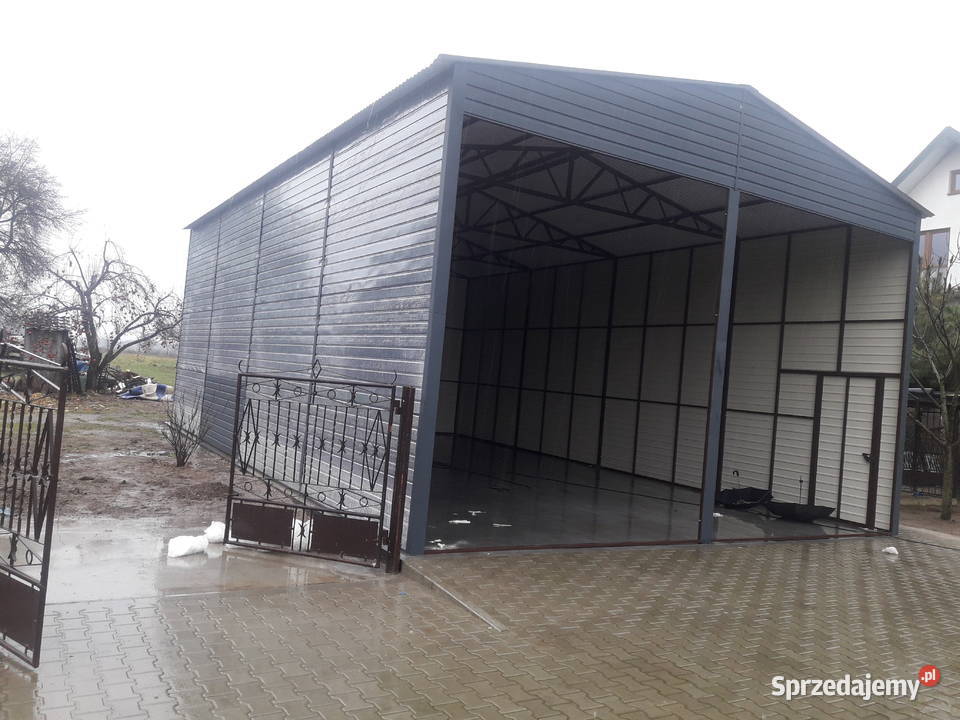 Duży Garaż Blaszany 15x10m Wiata Hala GrzywStal