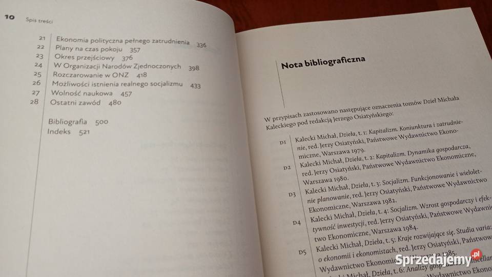 Michał Kalecki biografia intelektualna Jan Gdańsk sprzedam