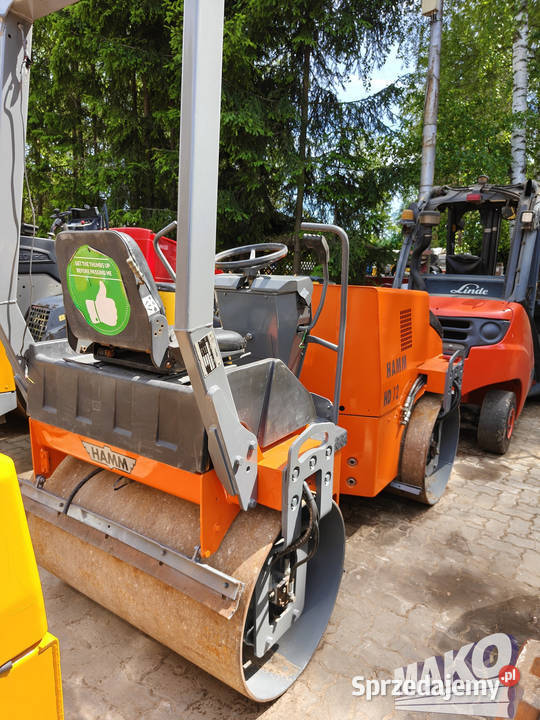 Walec dwubębnowy HAMM HD12 VV przegubowy tandem 1432h