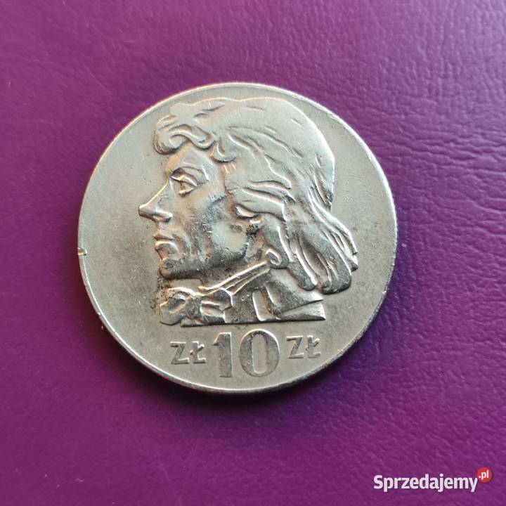 Moneta PRLu 10 ZŁOTYCH 1971 KOŚCIUSZKO Piękna mazowieckie Pruszków