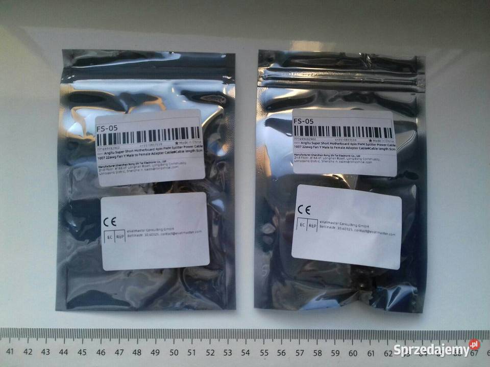 Kabel rozdzielacz do wentylatora PWM 4pin 6 2x chłodzenie Bydgoszcz