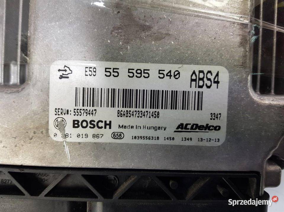 KOMPUTER SILNIKA ECU OPEL INSIGNIA A LIFT osobowe Lipno