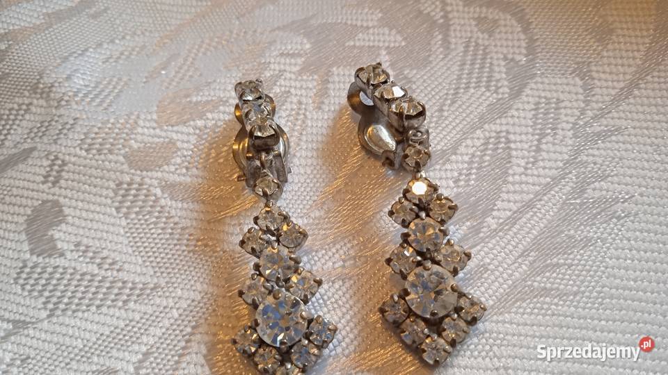 POSREBRZANE KLIPSY BOGATO ZDOBIONE CYRKONIAMI Piła