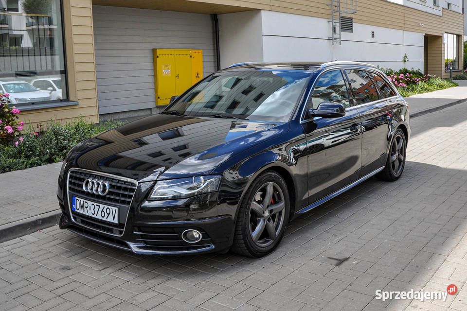 Audi A4 B8 20 TDI 2011 r Sline Alcantara 300000km dolnośląskie