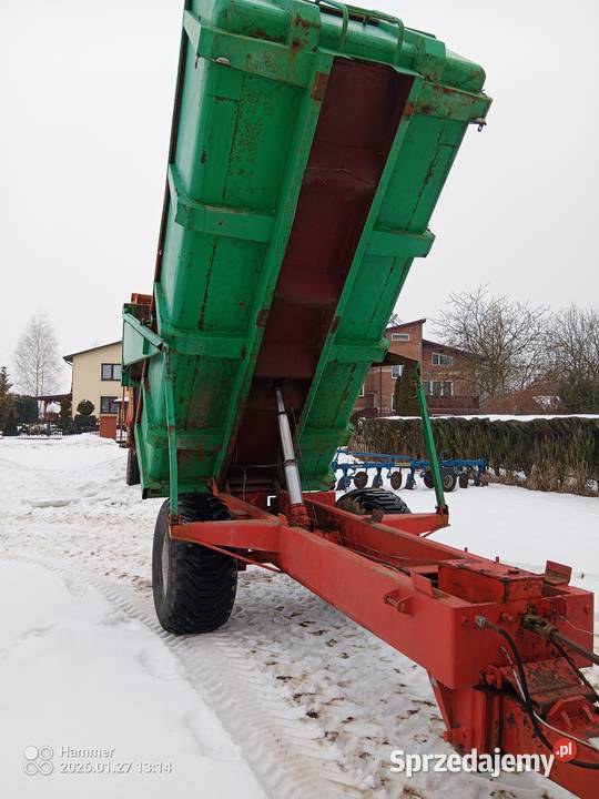 przyczepa wywrotka skorupowa 12 ton dokumenty na Kurów