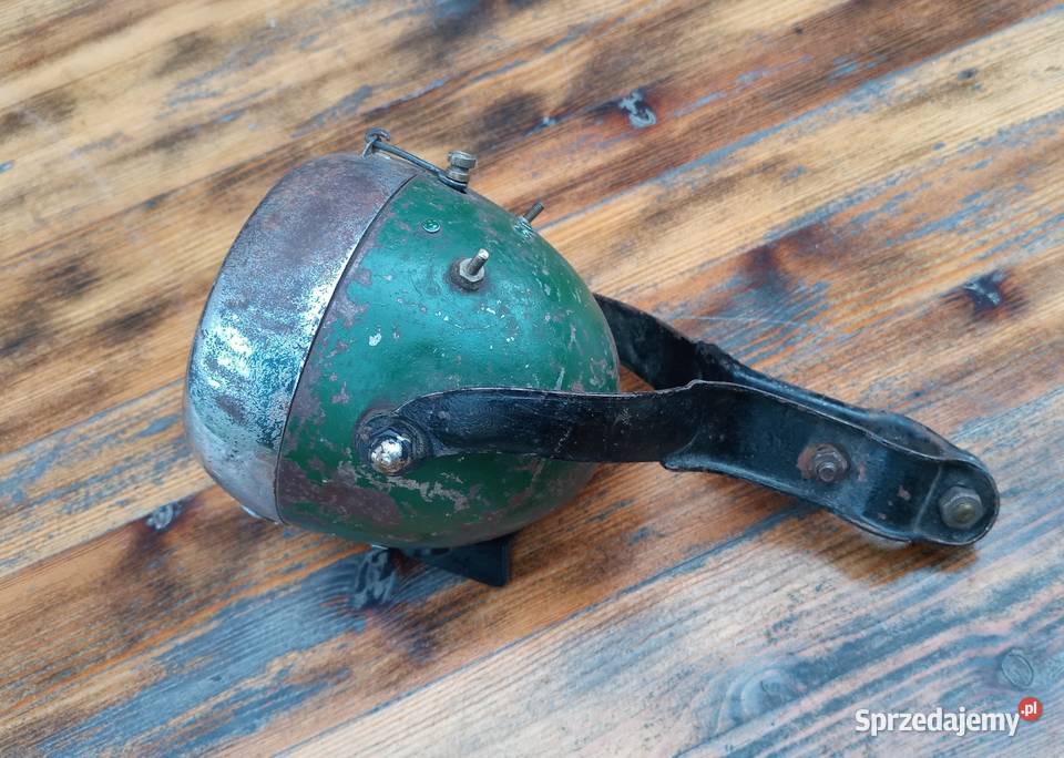 Przedwojenna Polska Lampa Rowerowa Rotodyn Konin