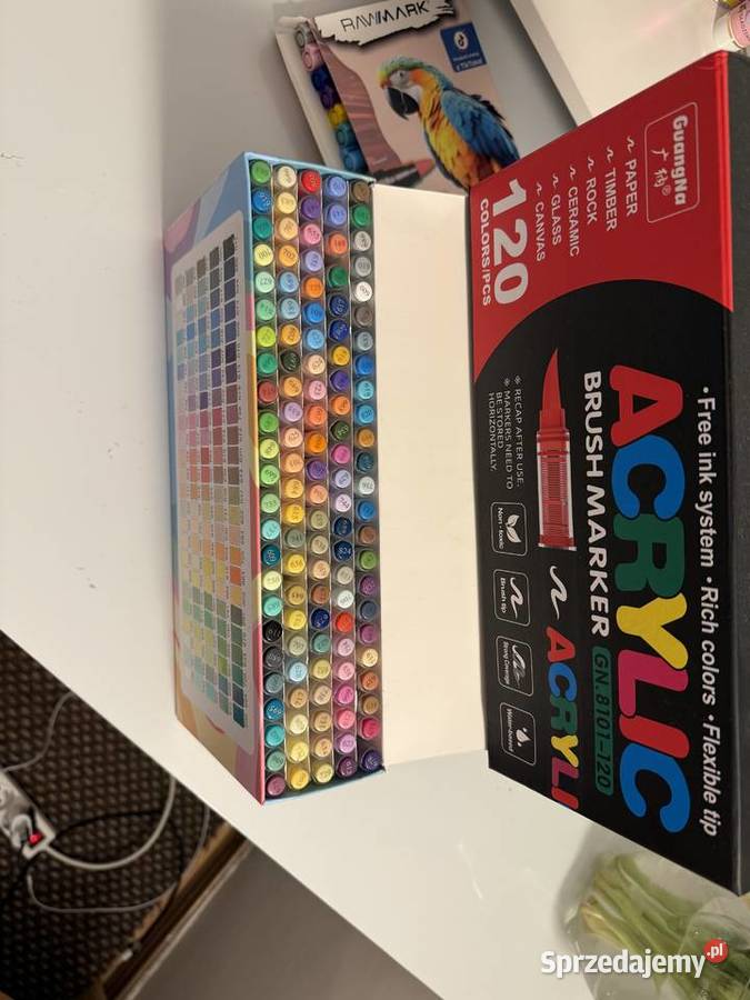 Zestaw akrylowych flamastrów kolorowanka prawie