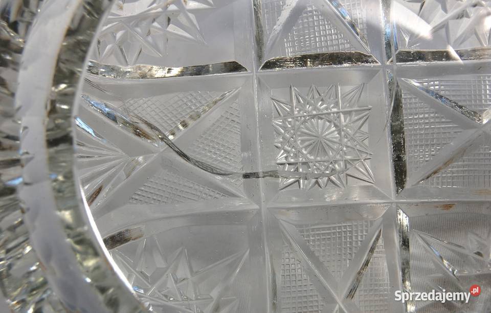 Kryształowa szlifowana popielniczka kryształ Lublin sprzedam