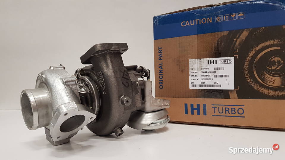 Turbosprężarka IHI VIHJ F54VAD S0049B F54VAD ciężarowe Siedlce