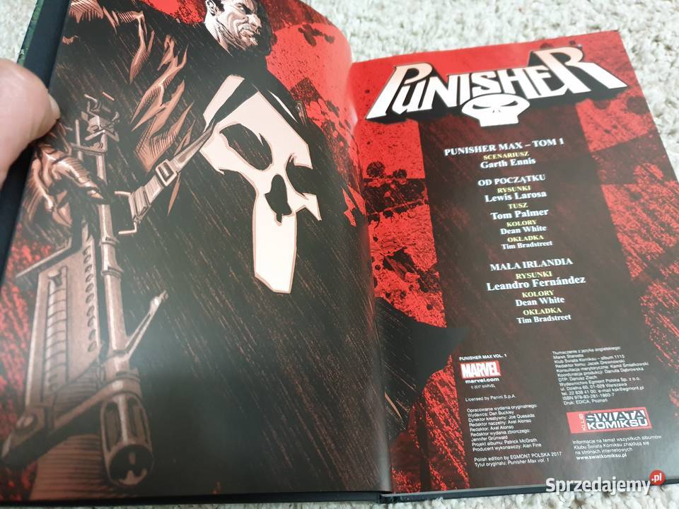 Punisher Comics tom 1 kredowy papier  Gdynia
