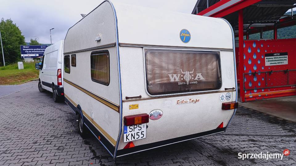 przyczepa kempingowa SOLAR campingowa kemping Międzybrodzie Bialskie