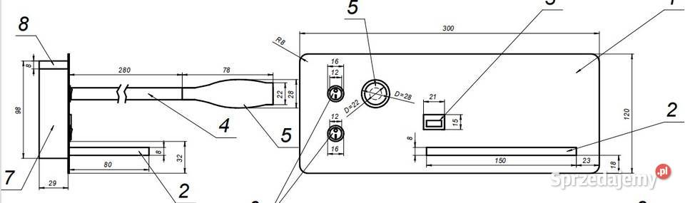 Kinkiet LED z ładowarką portem USB półka Warszawa sprzedam