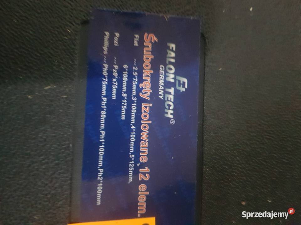 WKRĘTAKI ŚRUBOKRĘTY IZOLOWANE 12 ELEKTRYKA Głogowa