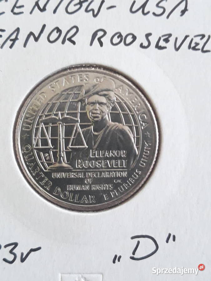 25 Centów USA Eleanor Roosevelt 2023 r menD Konin