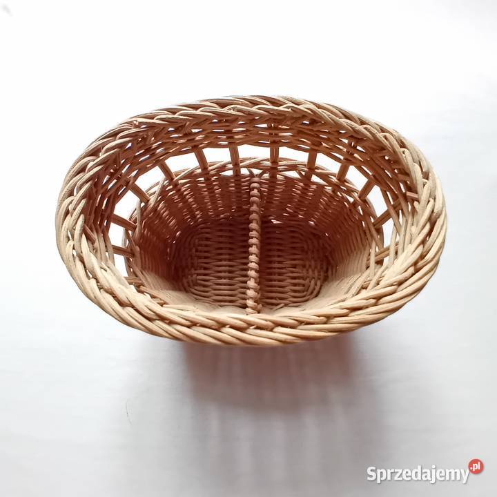 Wiklinowy koszyk dzielony na 2 części Koźminek