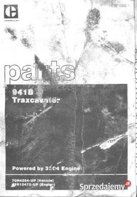 CAT 941B katalog części zamiennych Poradniki, albumy i reportaże Kielce sprzedam