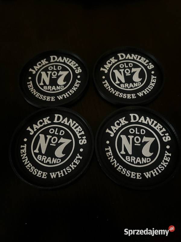 Stylowe Podkładki pod Whisky Jack Daniels z Etui Pozostałe podkarpackie Rzeszów
