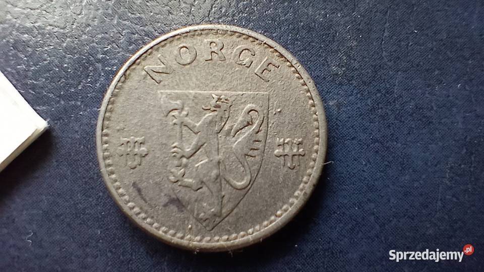 Stare monety 50 ore 1944 Norwegia Numizmatyka Lesko sprzedam