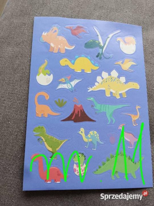 Naklejki dinozaury podlaskie Siemiatycze
